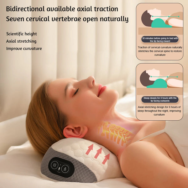 Soft Shoulder Neck Vibration Massage Pillow